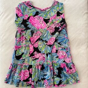 Lilly Pulitzer Multicolor Floral Dress Size 4-5